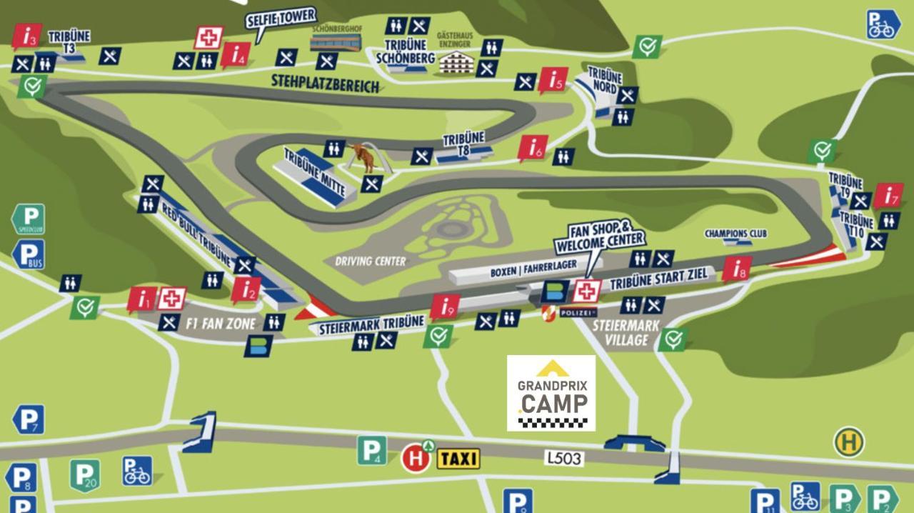 Grandprixcamp, Closest To The Red Bull Ring, Up To 4 Guests In A Tent Spielberg Bei Knittelfeld Екстер'єр фото
