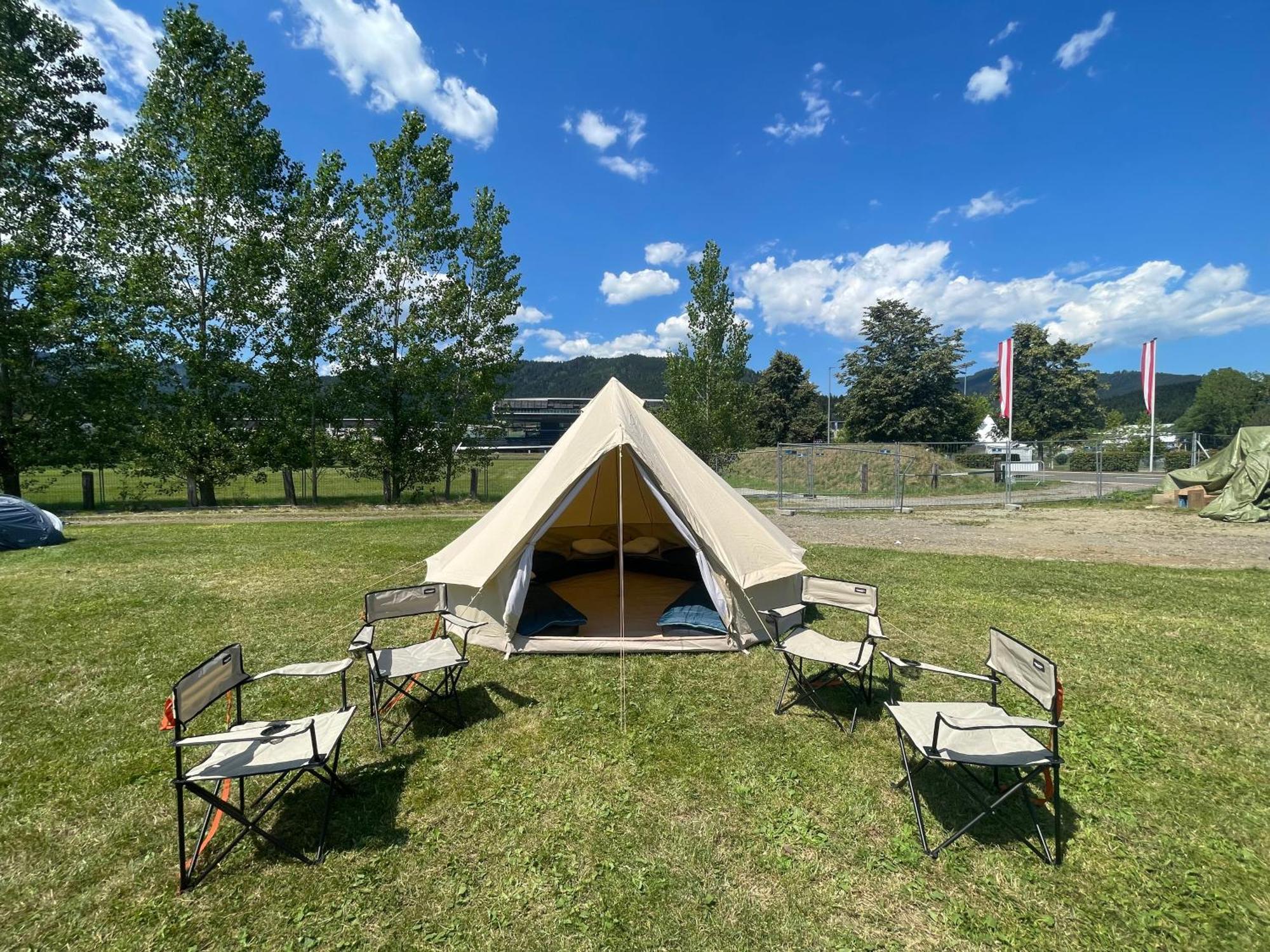 Grandprixcamp, Closest To The Red Bull Ring, Up To 4 Guests In A Tent Spielberg Bei Knittelfeld Екстер'єр фото